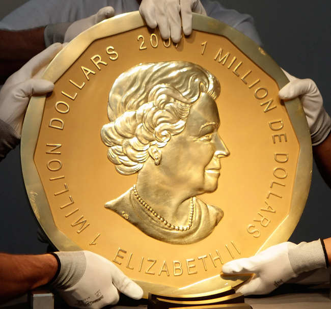 Die größte Goldmünze der Welt