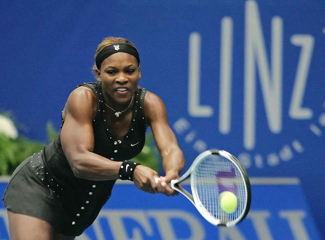 Serena Williams beim WTA-Turnier in Linz